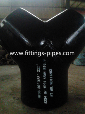 304l Steel Reducing Tee Seamless Stainless Pipe Fittings Wp11 P22
