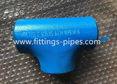 A234GR WP91-S Alloy Seamless Steel Pipe Tee Joint 18 "S80 Wear Resistant Pipe Fitting