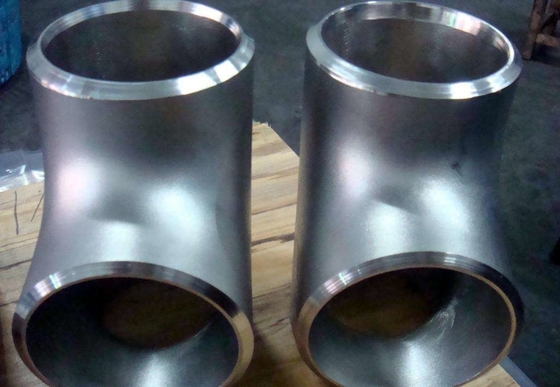 Sch 40 Butt Welded Tee , Astm A 234 Seamless Steel Pipe Tee