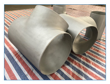 Sch 40 Butt Welded Tee , Astm A 234 Seamless Steel Pipe Tee