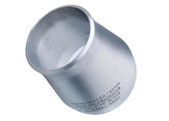 44 Inch Stainless Steel Pipe Fittings , Pipe Concentric Reducer Astm B16.9 Standard