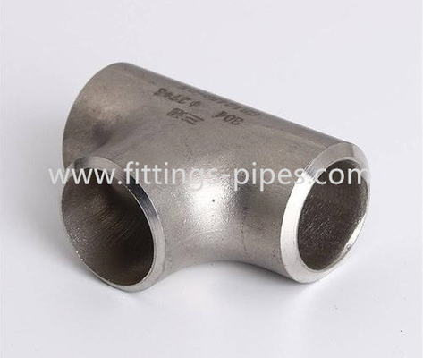 304l 316l Stainless Steel Pipe Tee Butt Weld Sch10s Sch20s Sch30s