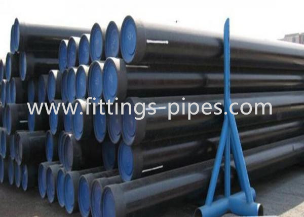 Astm A335 P1 P5 P9 Seamless Alloy Steel Pipe Black Painted Surface 14" S80